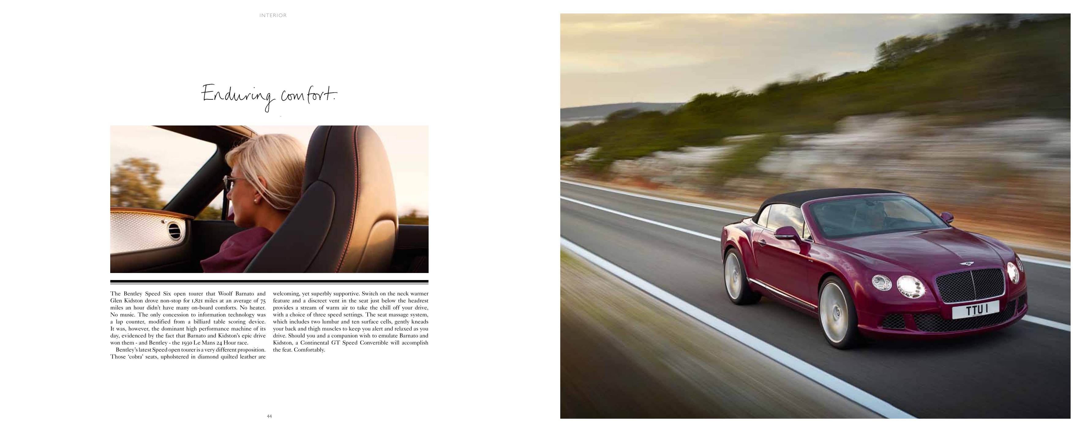 2013 Bentley Continental GTC Brochure Page 48